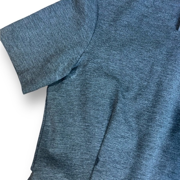 THEORY Winstine Refiner Short Sleeve Ponte Dress Size 2 Gray Professional Dress - Picture 6 of 16